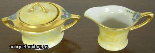 Antique Creamer Sugar