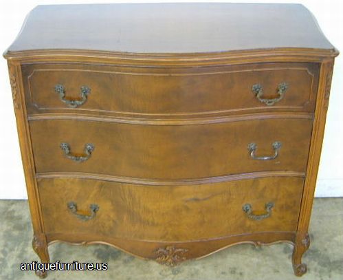 Antique Flame Mahogany Server