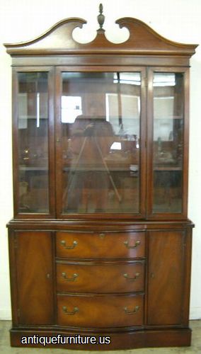 Antique Mahogany China Cabinet