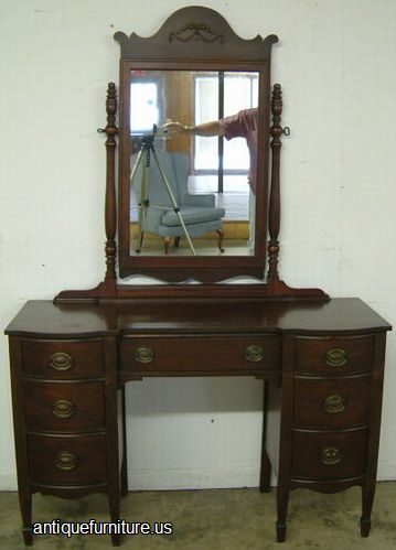 Antique Mahogany Vanity