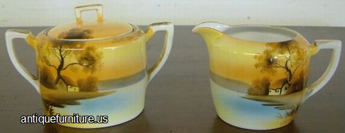 Antique Noritake Creamer Sugar