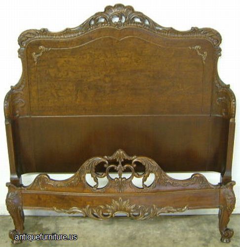Antique Ornate Romweber Twin Bed