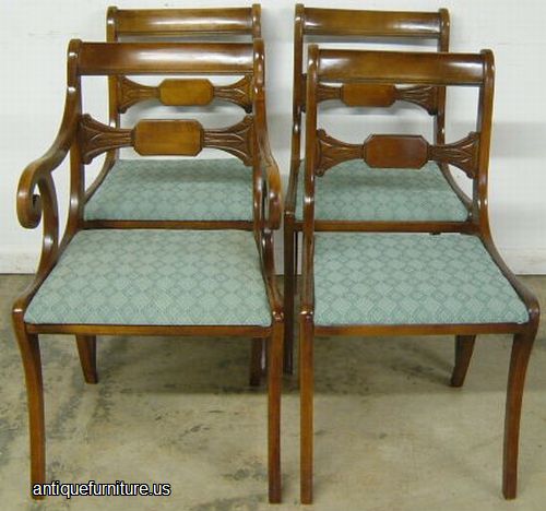 Antique Set Mahogany Dining Chairs
