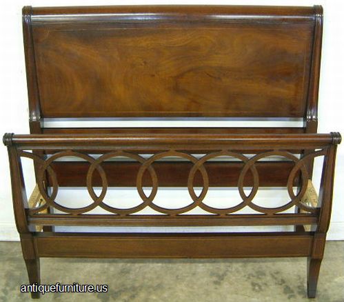 Antique Mahogany Twin Bed