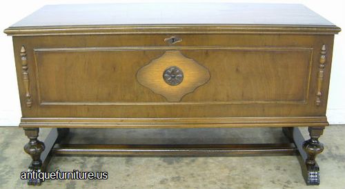 Antique Walnut Cedar Chest