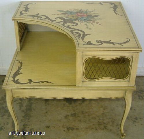Antique Paint Decorated Table