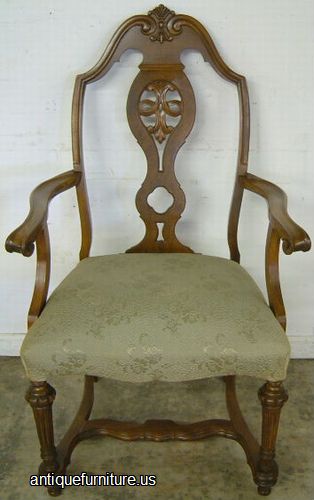 Antique Walnut Dining Room Chair