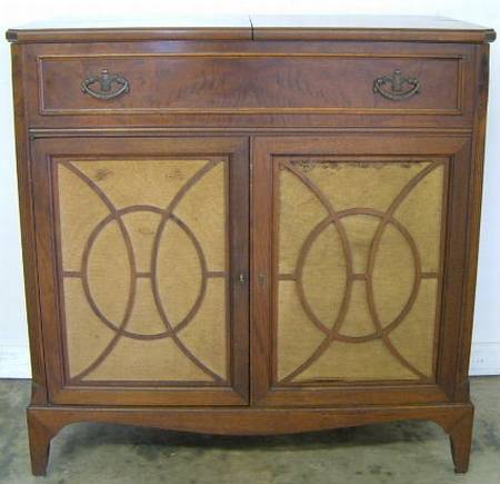 Antique Stewart Warner 11 8d6 Floor Model Radio