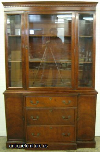 Antique Mahogany China Cabinet