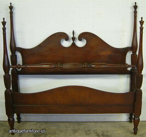 Antique Mahogany Poster Bed