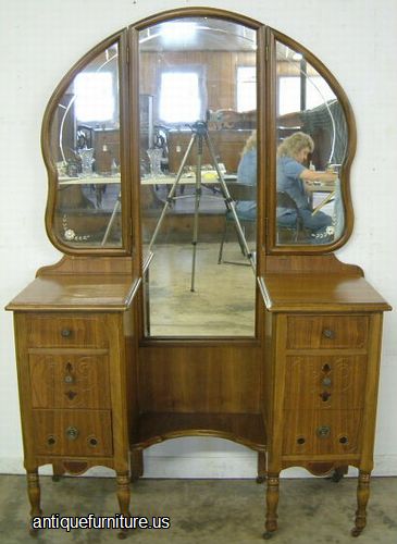 Antique Walnut Vanity