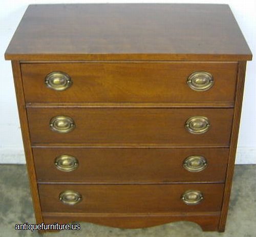 Antique Mahogany Bachelor Chest