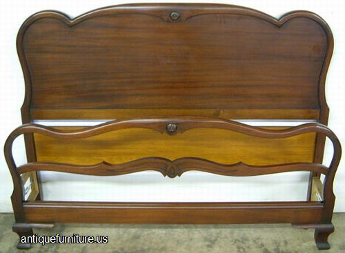 Antique Mahogany Bed