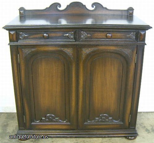 Antique Mahogany Server