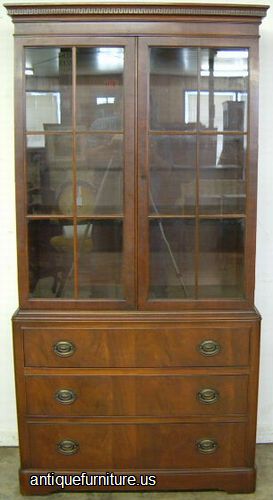 Antique Mahogany China Cabinet