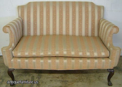 Antique Upholstered Settee