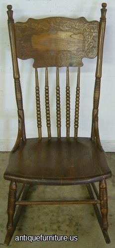 Antique Ornate Sewing Rocker