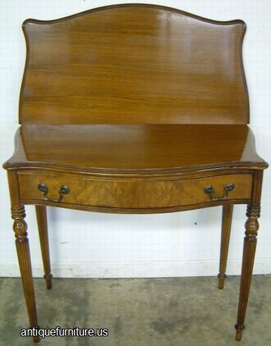 Antique Burl Walnut Game Table