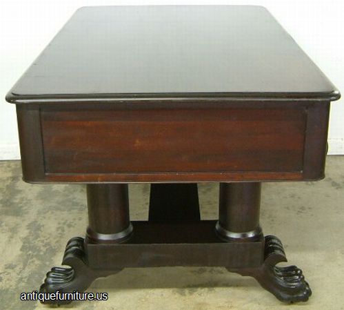 Antique Flame Mahogany Partner S Desk