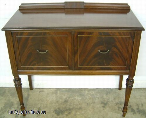 Antique Flame Mahogany Server