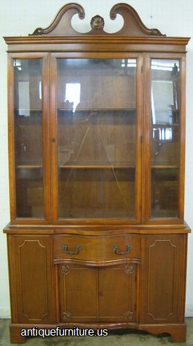 Antique Mahogany China Cabinet