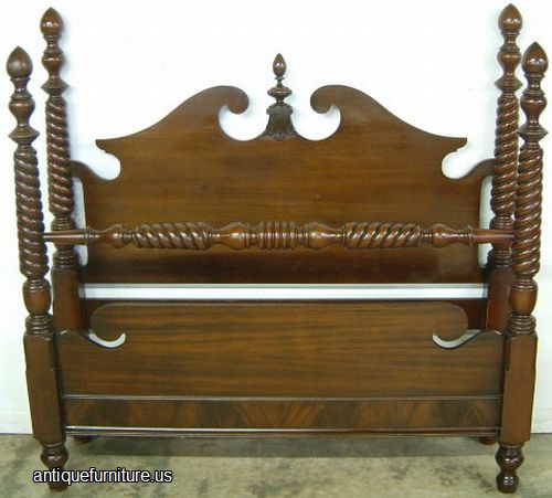 Antique Mahogany Poster Bed