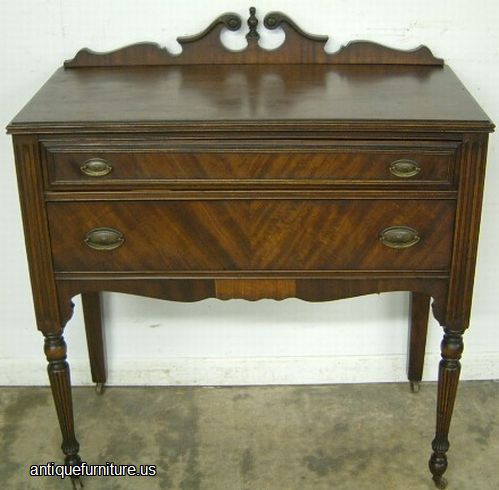 Antique Mahogany Server