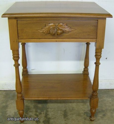 Antique Walnut Victorian Washstand
