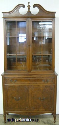 Antique Mahogany China Cabinet