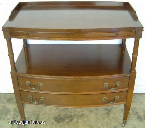 Antique Mahogany Tea Table