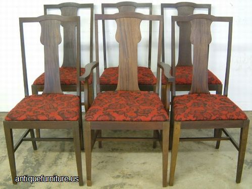 Antique Set Mahogany Dining Chairs