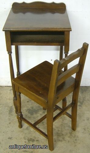 Antique Telephone Bench Chair