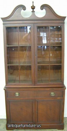 Antique Mahogany China Cabinet