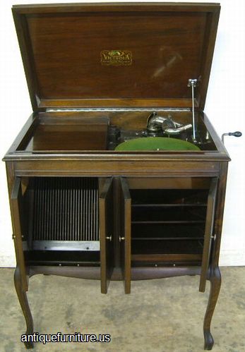Antique Walnut Victrola