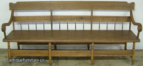 Antique Early Deacon S Bench Chester County Pa