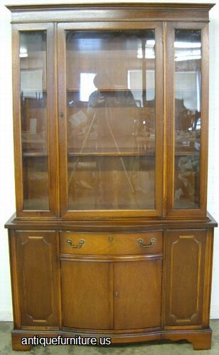 Antique Mahogany China Cabinet