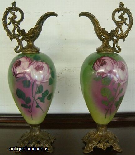 Antique Pair Ewers