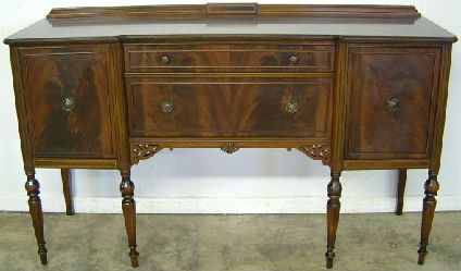 Antique Flame Mahogany Sideboard