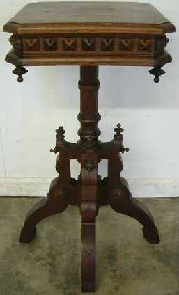Antique Walnut Victorian Table