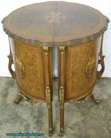 Antique Demilune Commode