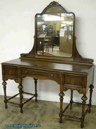 Antique Walnut Vanity