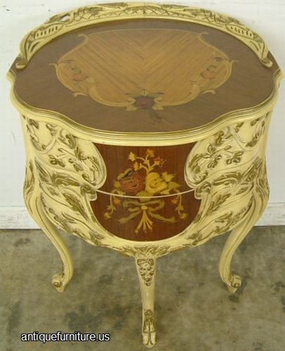 Antique French Style Inlaid Commode