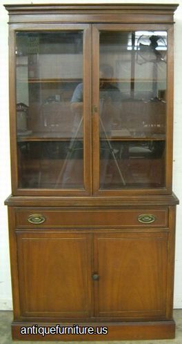Antique Mahogany China Cabinet