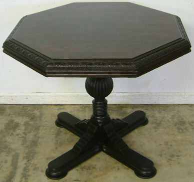 Antique Burl Walnut Center Table