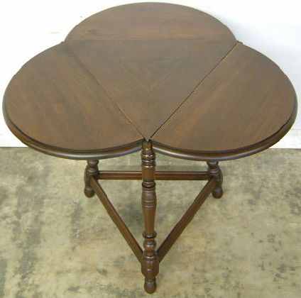 Antique Cloverleaf Table