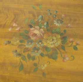 Antique Drum Table Decor