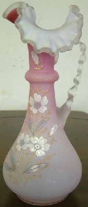 Antique English Art Glass Ewer