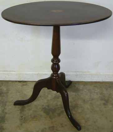 Antique Mahogany Tilt Top Table