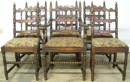 Antique Set Dining Chairs