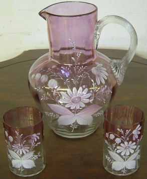 Antique Victorian Water Set